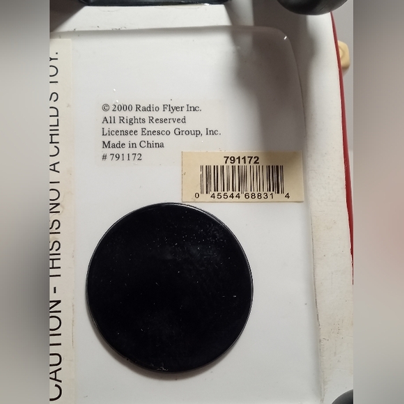 Radio Flyer Red Wagon Coin Bank #791172 Vintage Enesco 2000 Nursery Decor - Picture 6 of 10